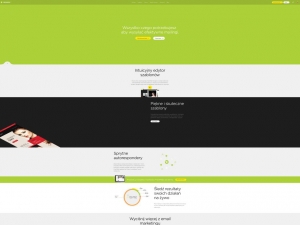 Nowoczesna landing page